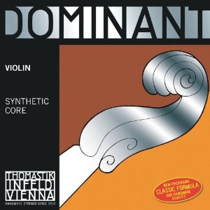 Thomastik Dominant 1/4 Violin String Set - Medium Gauge - Steel Ball-End E